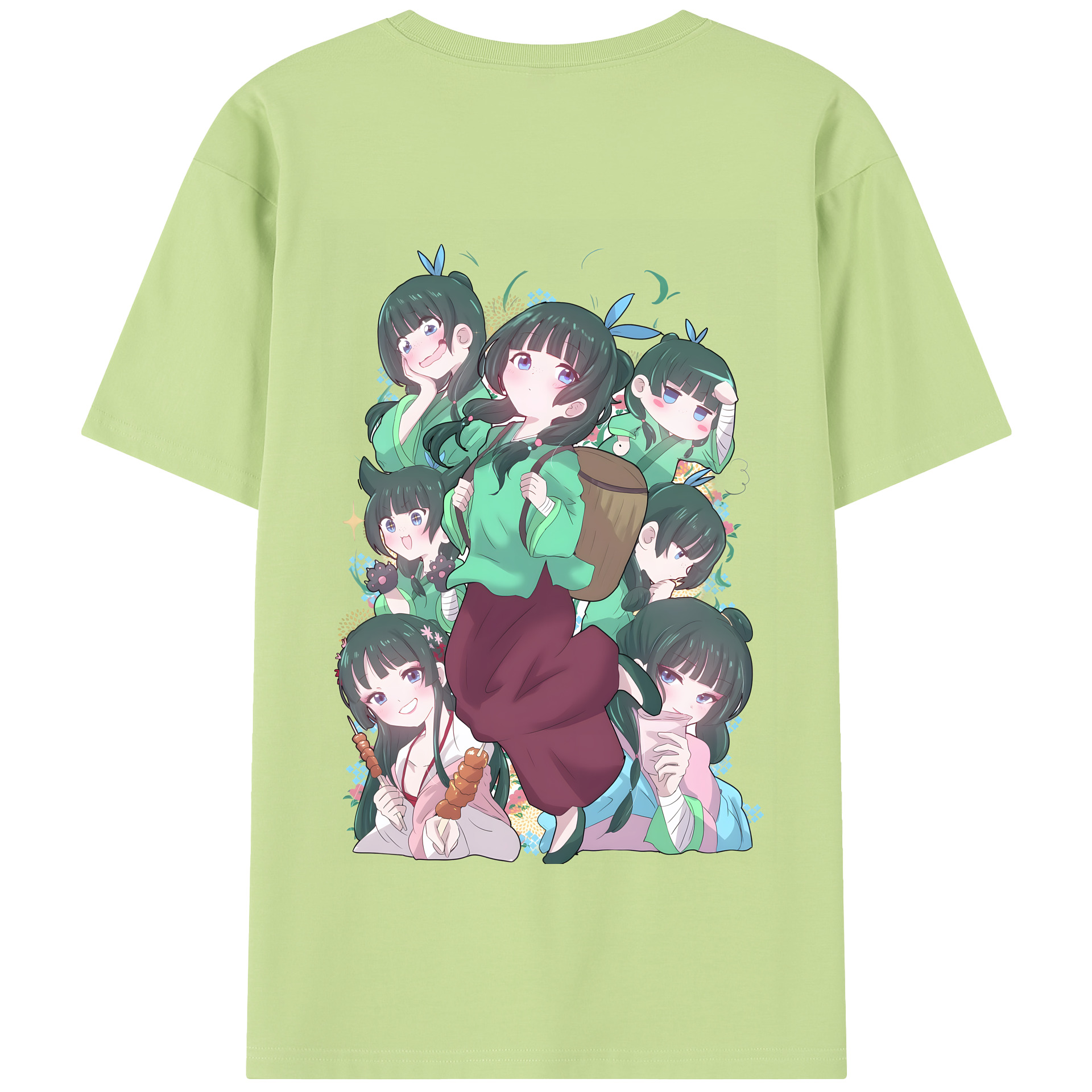 （画像用） 薬屋のひとりごと The Apothecary Diaries 綿100％半袖Tシャツ（背面プリント）